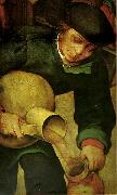 Pieter Bruegel detalj fran bondbrollopet oil painting